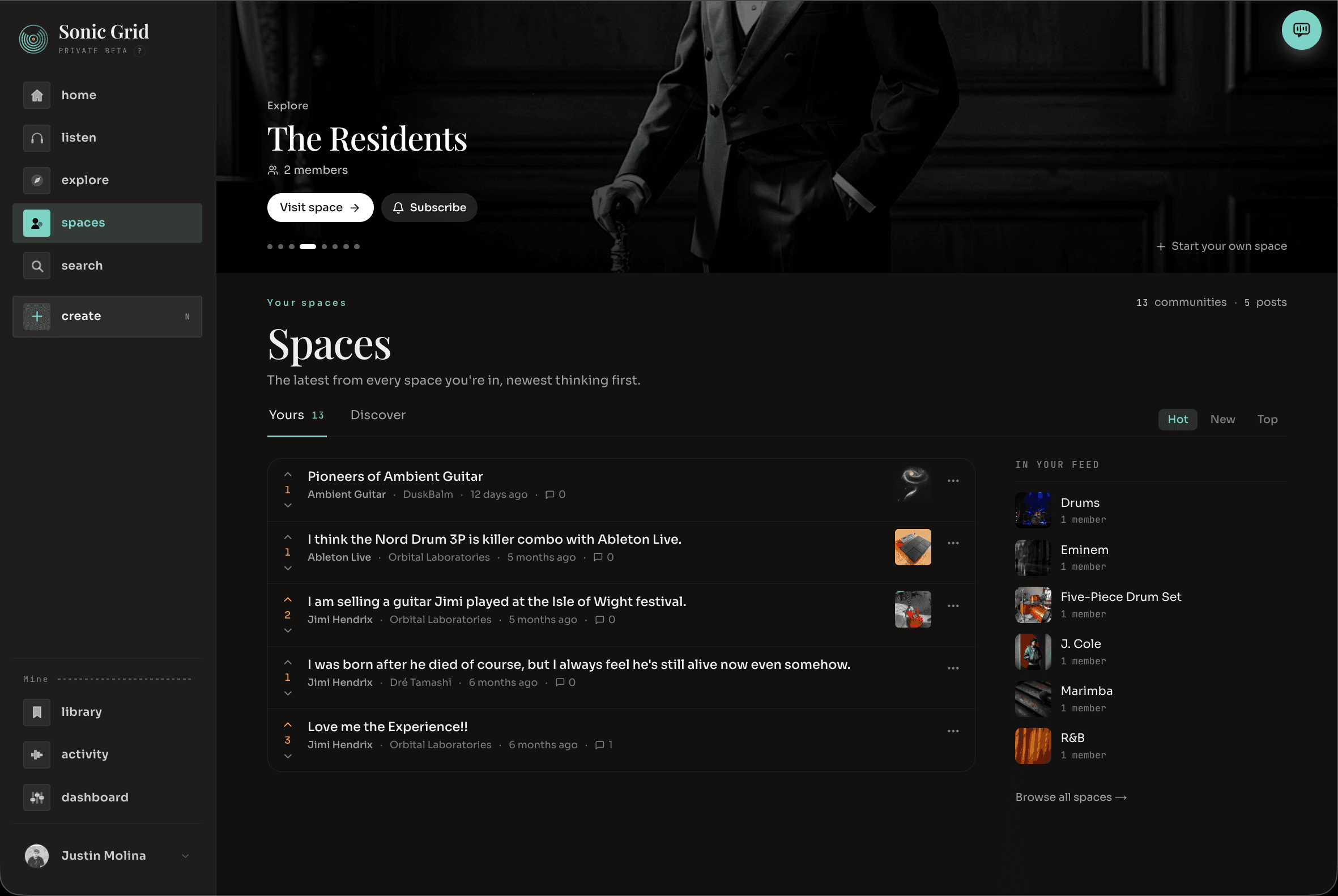 Spaces 1